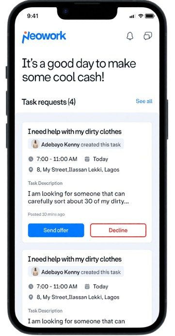 Ezat-Jobs App Mockup