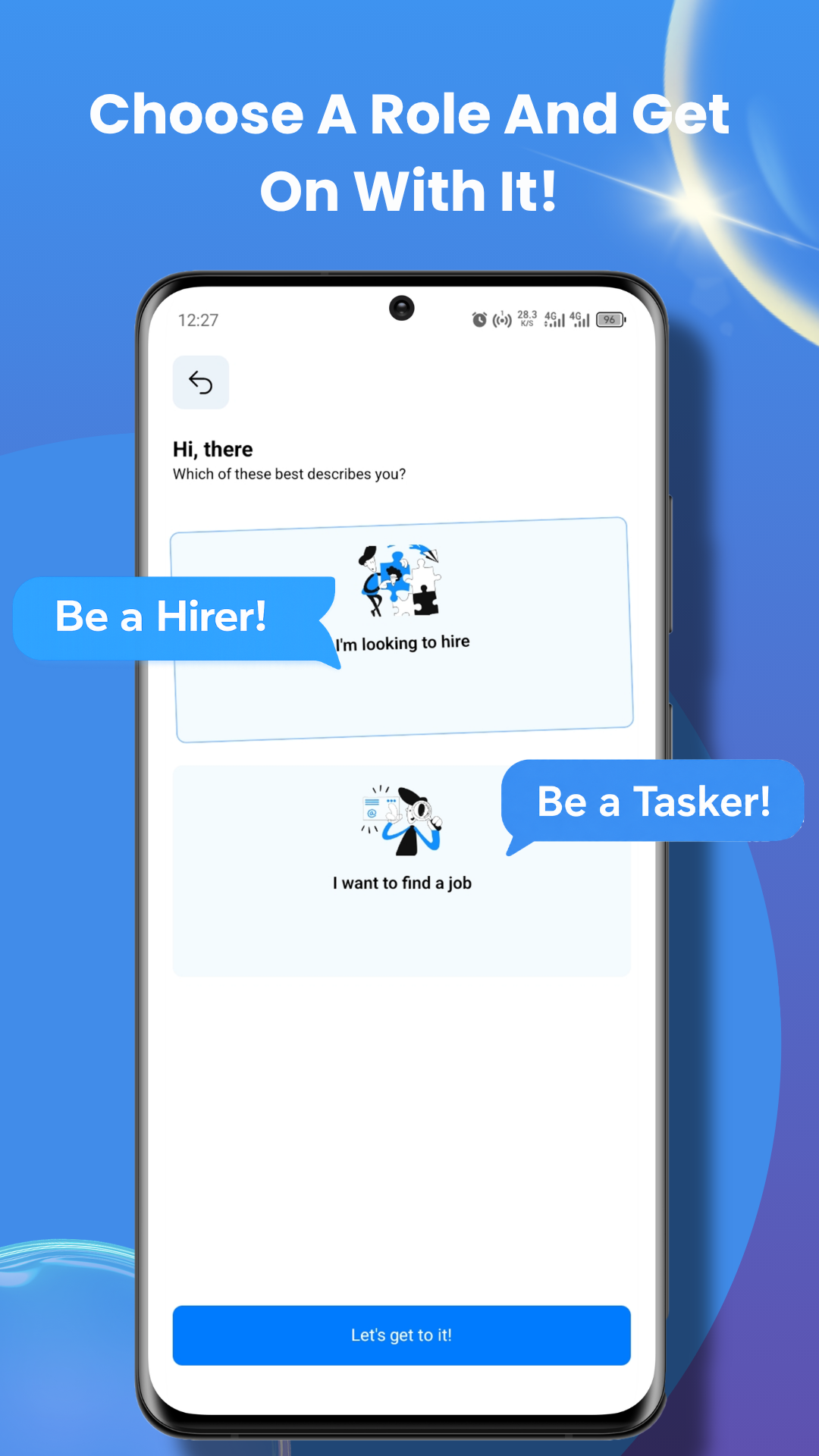 EzatJobs profile screen